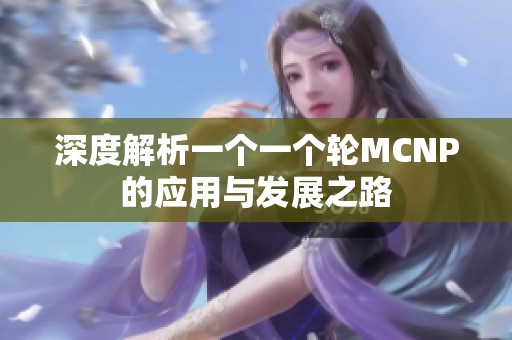 深度解析一个一个轮MCNP的应用与发展之路